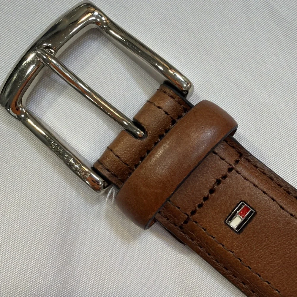 Tommy hilfiger Men's STITCHED Classic Dress ‎ Casual Belt CONGAC Small 455